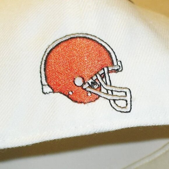 Cleveland Browns White American Needle Mens VIntage 90s Fitted hat sz. 7 5/8 New - Picture 4 of 4